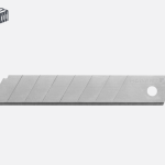 Y) HT4C662 საკანცელარიო დანის 10 პირი Snap-off blades 18 mm, SK5 steel, 10- piece blister Hoegert (24/288)