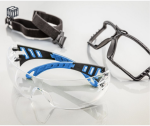 Protective safety glasses, blue, transparent | HÖGERT LOTZEN HT5K010 - Image 3
