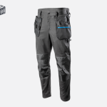 Эластичные тёмно-серые брюки, размер L | WURNITZ HT5K809-L